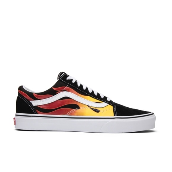 Vans Shoes - old skool flames vans